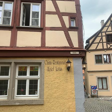 China Restaurant Hotel Lotus Rothenburg ob der Tauber Exterior foto