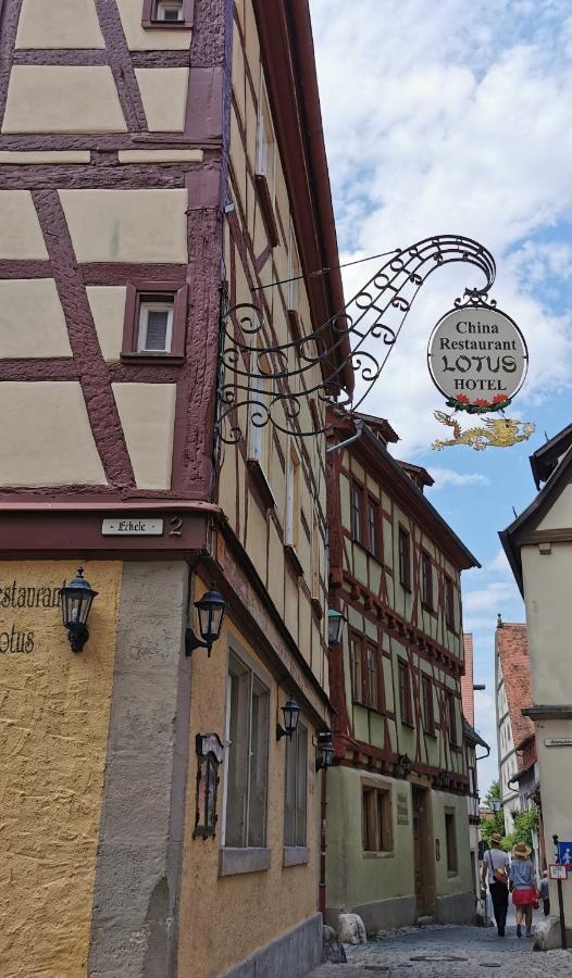 China Restaurant Hotel Lotus Rothenburg ob der Tauber Exterior foto
