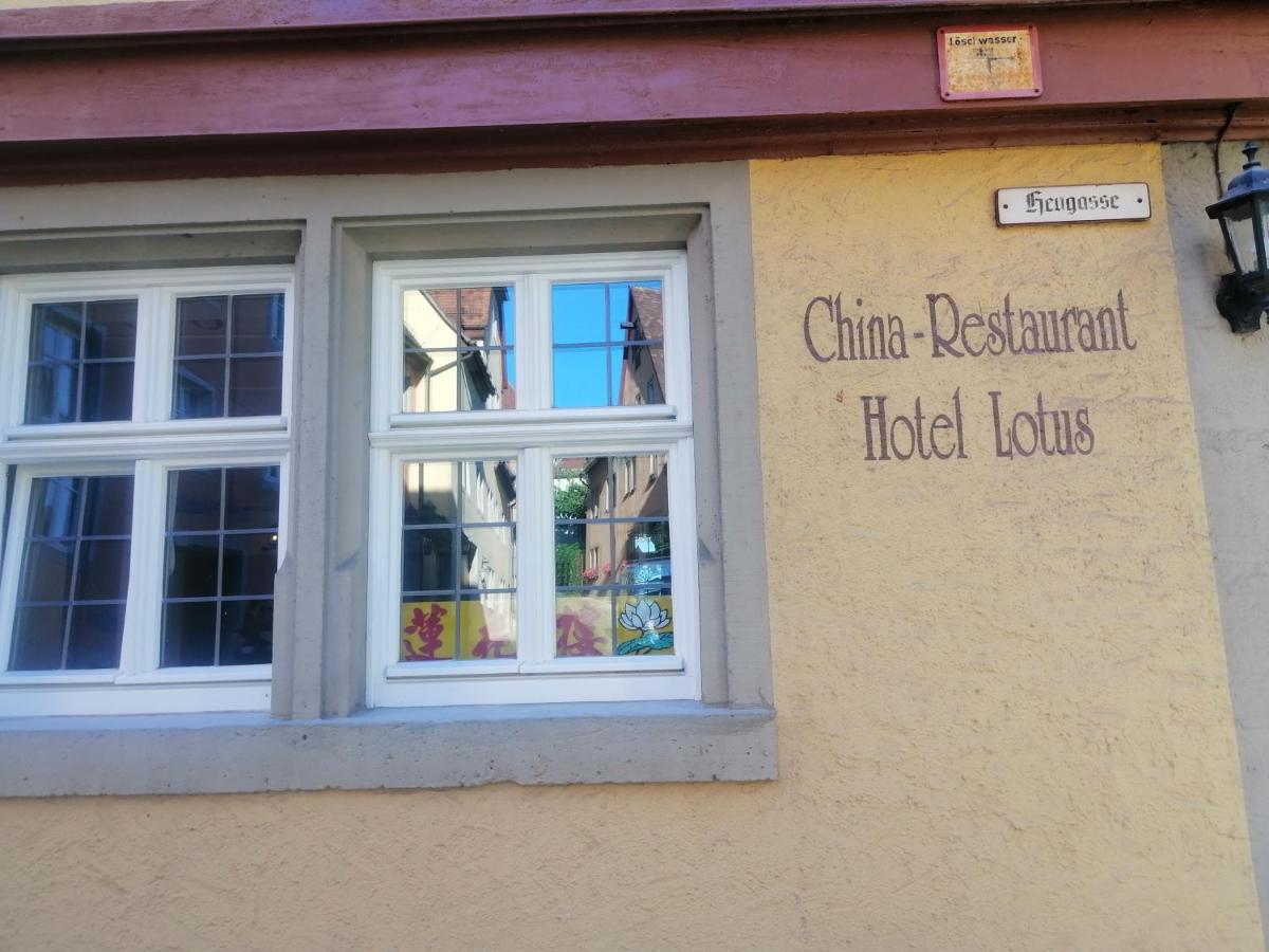 China Restaurant Hotel Lotus Rothenburg ob der Tauber Exterior foto