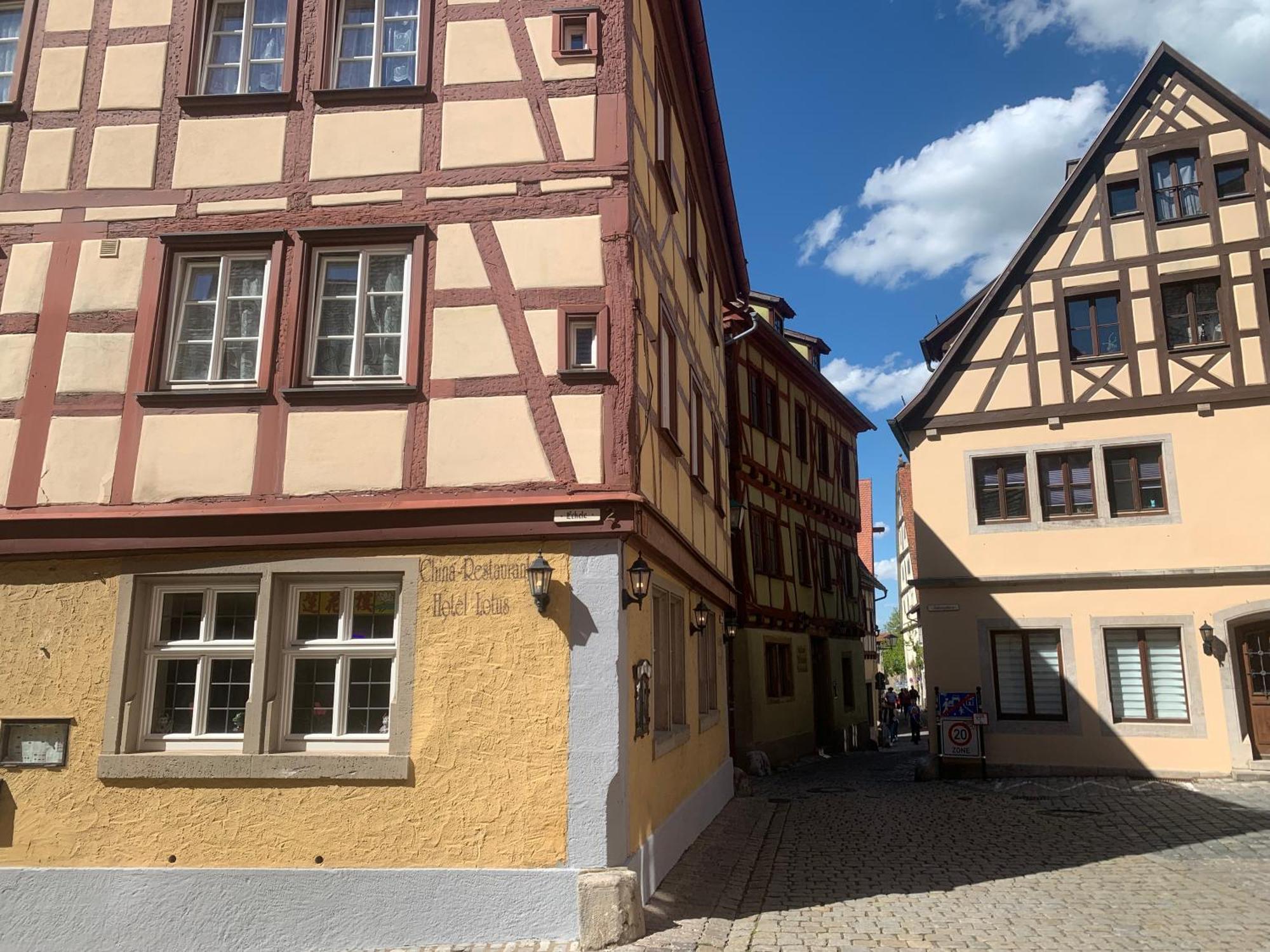 China Restaurant Hotel Lotus Rothenburg ob der Tauber Exterior foto