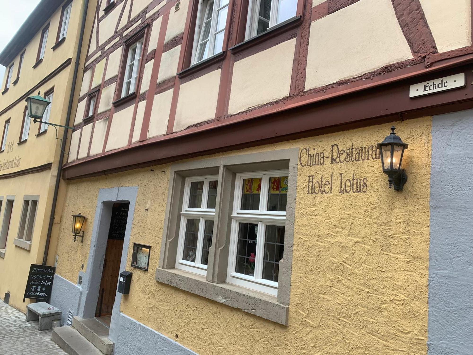 China Restaurant Hotel Lotus Rothenburg ob der Tauber Exterior foto